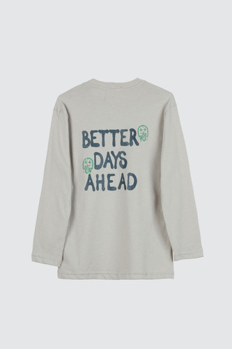 חולצה עם שרוולים ארוכים BETTER DAYS- אבן מידות 4-12