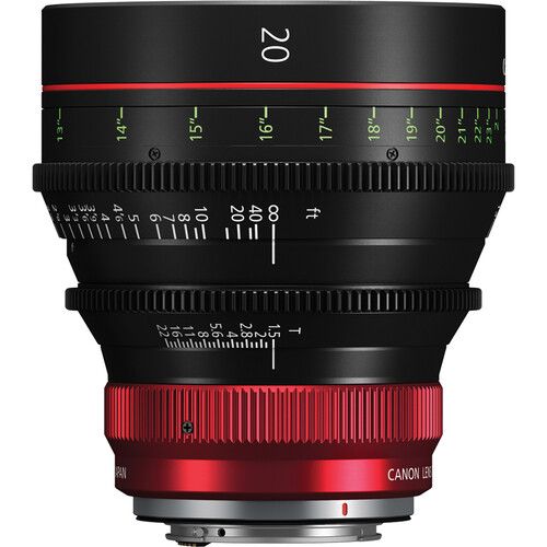 עדשת וידאו קולנועית Canon CN-R 20mm T1.5 L F