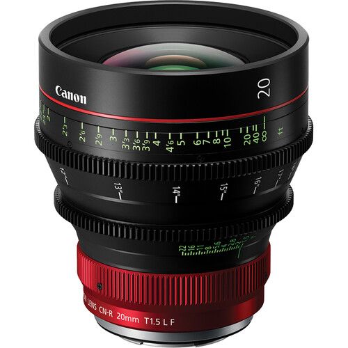 עדשת וידאו קולנועית Canon CN-R 20mm T1.5 L F