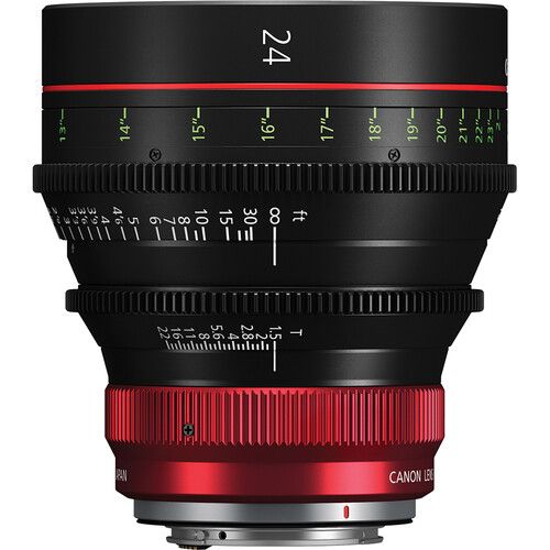 עדשת וידאו קולנועית Canon CN-R 24mm T1.5 L F 