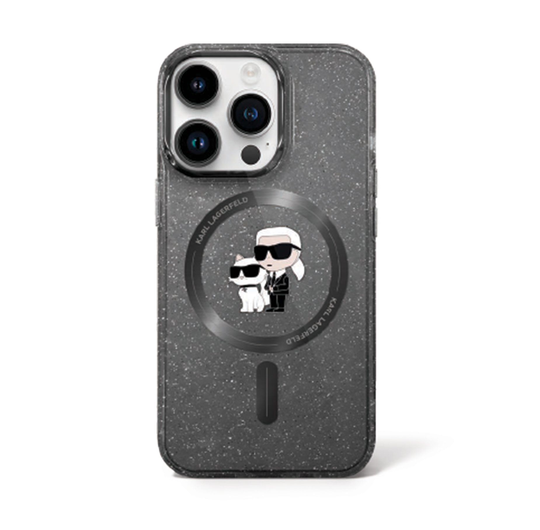 KARL Case Magsafe Glitter For iPhone 16 Pro Max Black