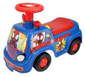 בימבה 2 ב 1 אפקטים קוליים, אורות ותא אכסון מתחת למושב - ספיידרמן