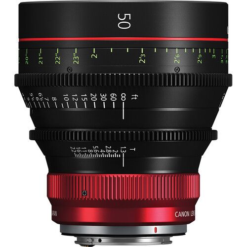 עדשת וידאו קולנועית Canon CN-R 50mm T1.3 L F