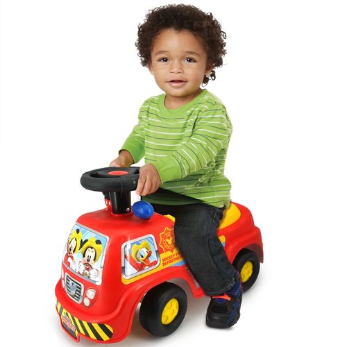 בימבה 2 ב 1 אפקטים קוליים, אורות ותא אכסון מתחת למושב - מיקי מאוס