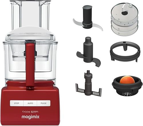 מעבד מזון 3.6 ליטר Magimix Premium צבע אדום