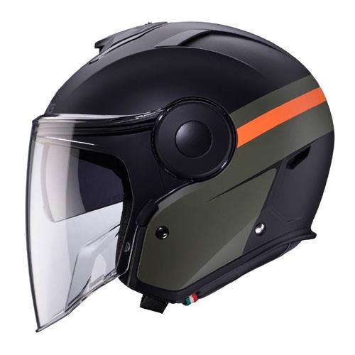 קסדת 3/4 קאברג סואו שחור\ירוק– CABERG SOHO