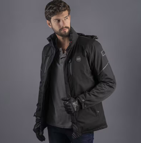 מעיל חורף גברים אל אס 2 רמבלה איבו שחור – LS2 RAMBLA EVO MAN JACKET BLACK
