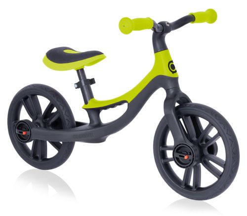 אופני איזון Go Bike Elite עם 2 מצבי גובה, ידית אחיזה וגלגלי TPE - ירוק לימון