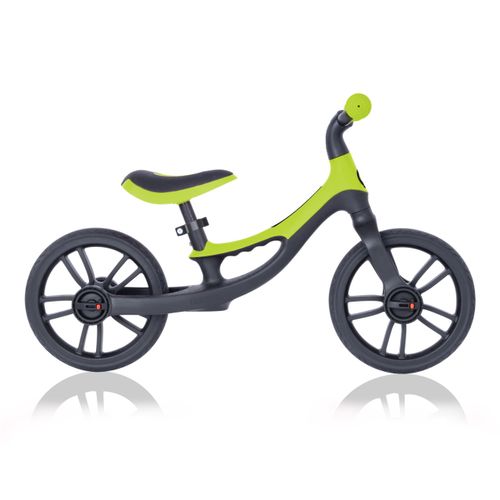 אופני איזון Go Bike Elite עם 2 מצבי גובה, ידית אחיזה וגלגלי TPE - ירוק לימון