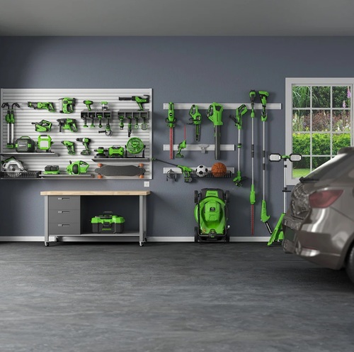 מסור שרשרת נטען GREENWORKS 24V עם להב OREGON 25 ס