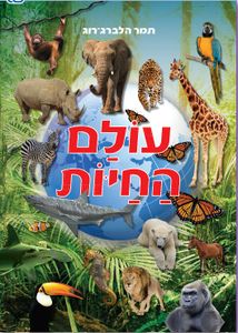 ספר פעוטות וילדים ענק - עולם החיות בתמונות