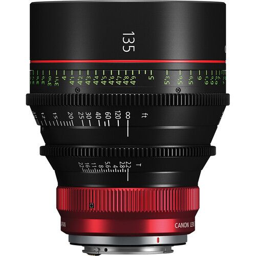 עדשת וידאו קולנועית Canon CN-R 135mm T2.2 L F
