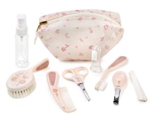 ערכת טיפול וטיפוח לתינוק 8 חלקים - פרחוני