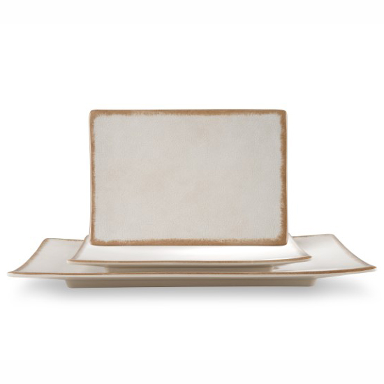 פלטה מלבנית 30*21 ס"מ  מלמין צבע ביג