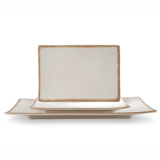 פלטה מלבנית 35*24 ס"מ  מלמין צבע ביג