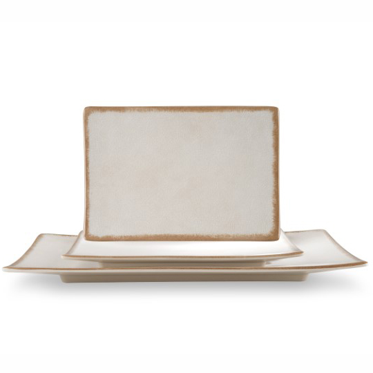 פלטה מלבנית 51*30 ס"מ  מלמין צבע ביג