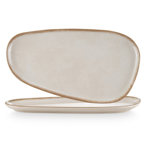 פלטה אלבסה 27*15 ס"מ  מלמין צבע ביג