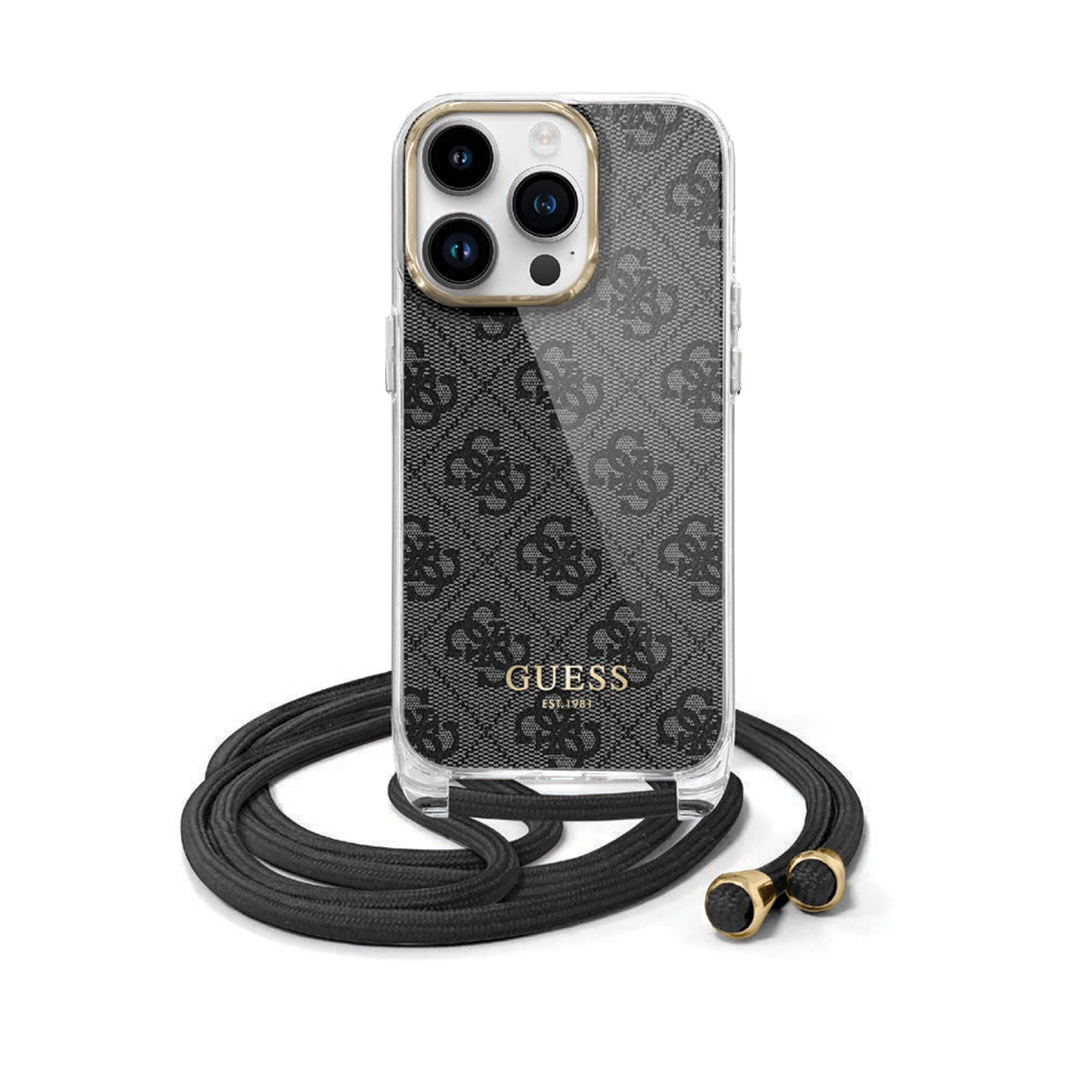 GUESS Crossbody Printed IML iPhone 16 Pro Max Black