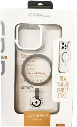 Grip Case Crystal Pro for iPhone 16 pro max Gray