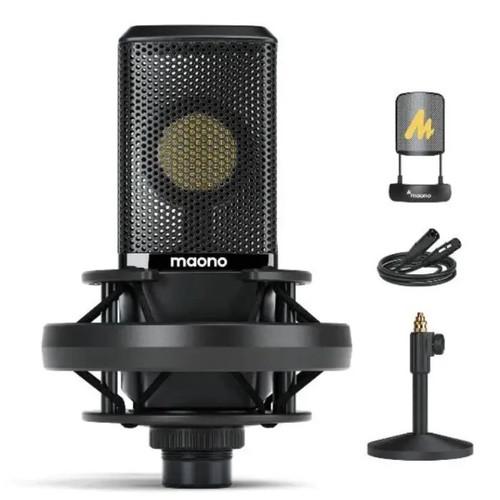 Maono PM500 מיקרופון קונדנסר לאולפן מקצועי בחיבור XLR