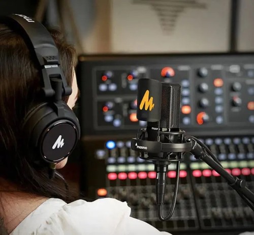 Maono PM500 מיקרופון קונדנסר לאולפן מקצועי בחיבור XLR