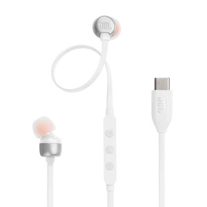אוזניות IN EAR לבן JBL TUNE 310C - TYPE C