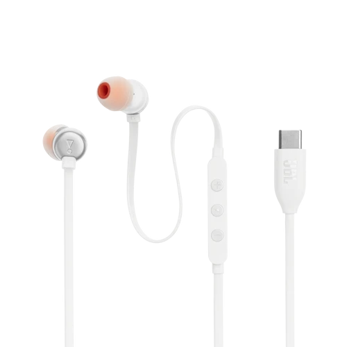 אוזניות IN EAR לבן JBL TUNE 310C - TYPE C