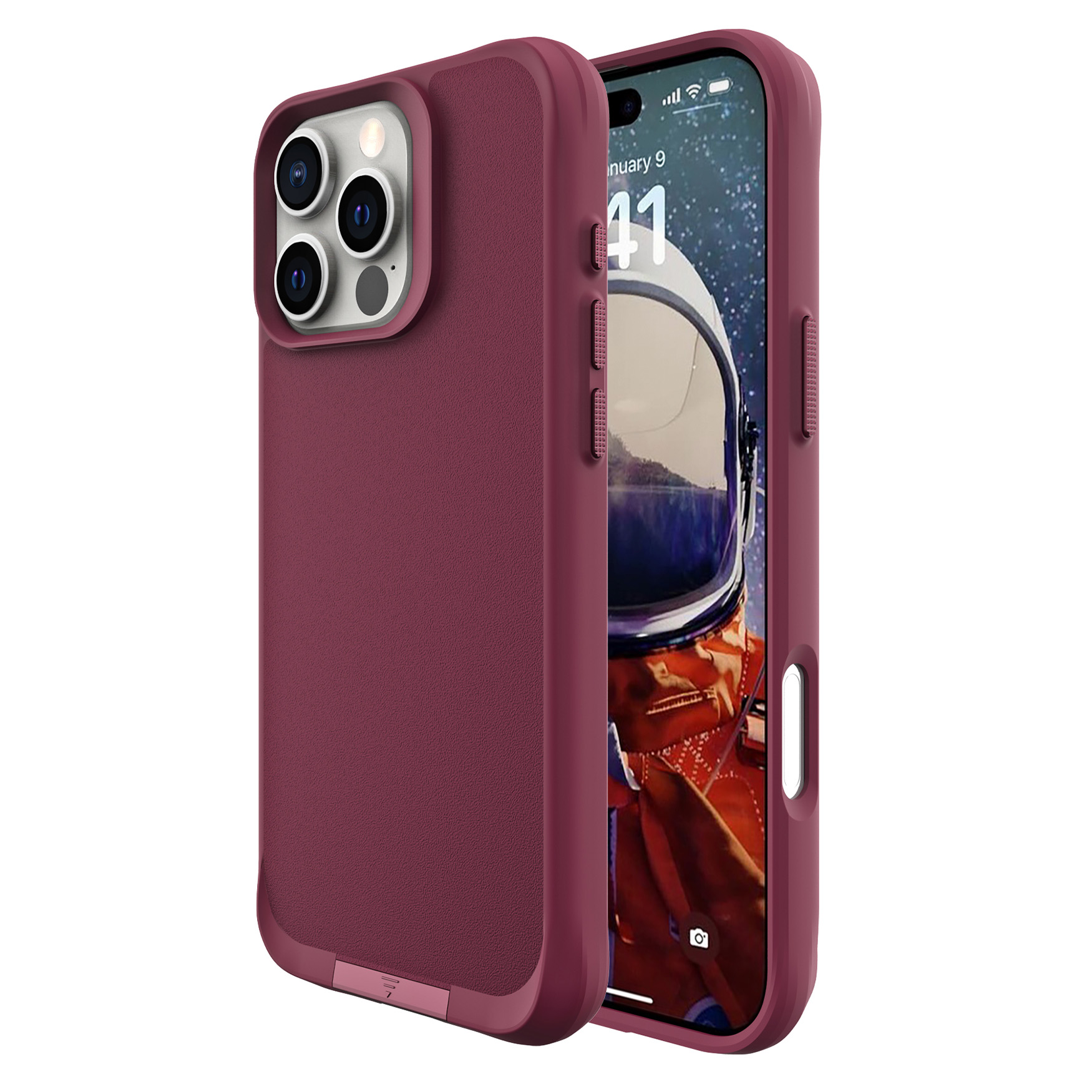 Grip Case Matrix for iPhone 16 Pro Max 6.9 Wine