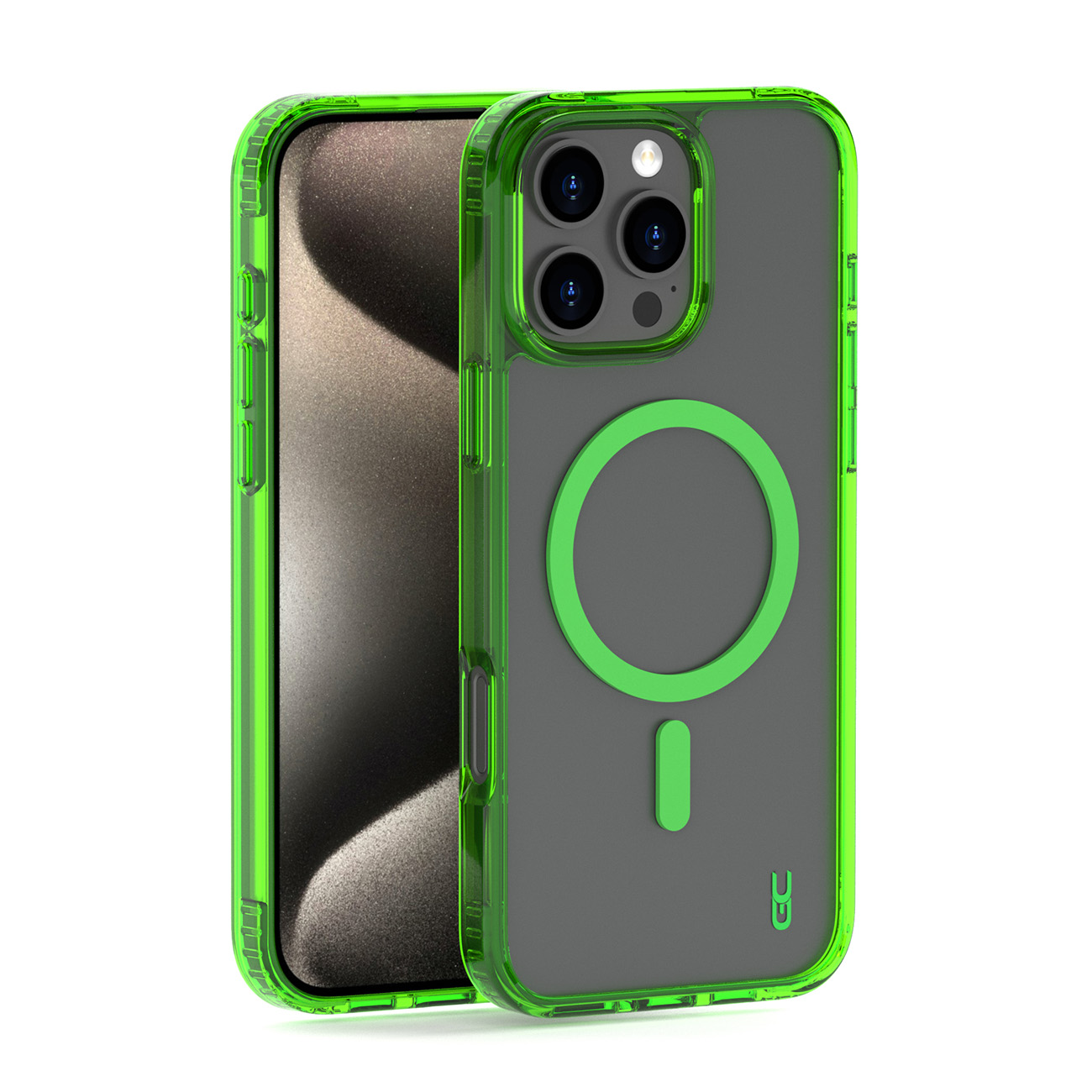 Grip Case Crystal MagSafe for iPhone 16 Pro Max 6.9 Green