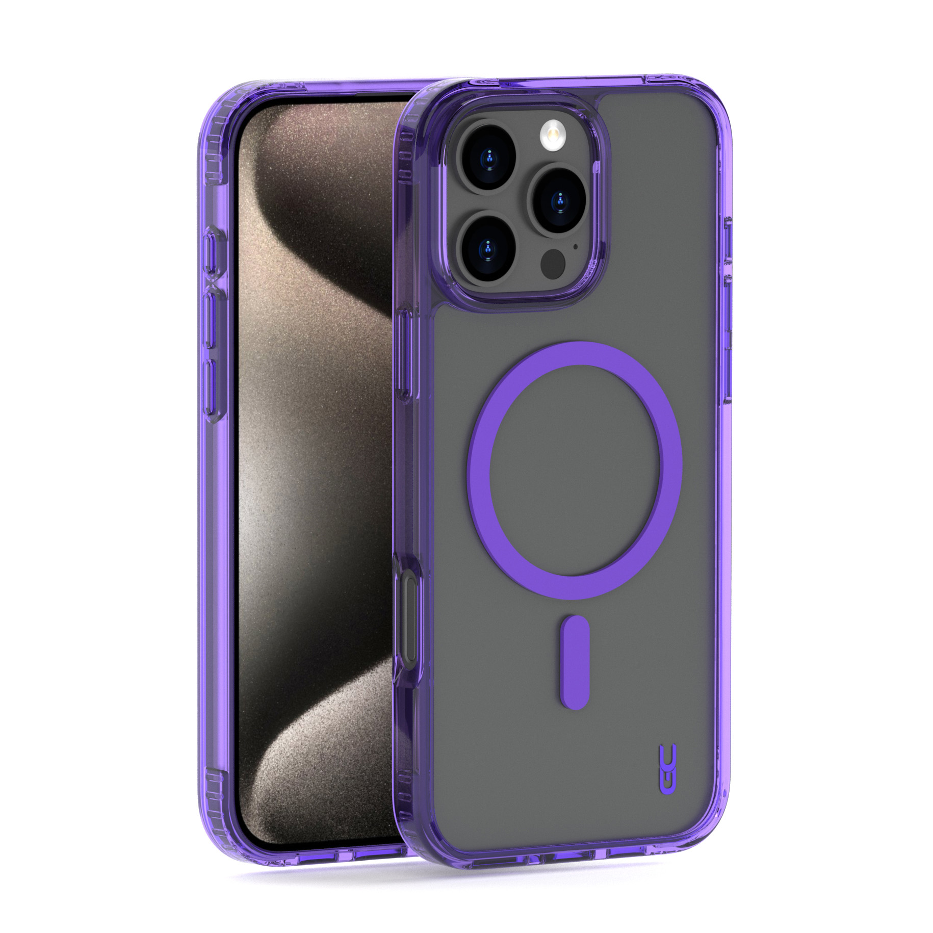 Grip Case Crystal MagSafe for iPhone 16 Pro Max 6.9 Purple