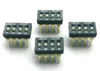 מתג 4 מצבים, DIP SWITCH, במבנה IC. רוחב כל פין 2.54ממ