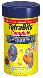 טטרה ביטס (פרימה) מזון מגורען לדגי נוי Tetra Bits מכיל 250 מ"ל