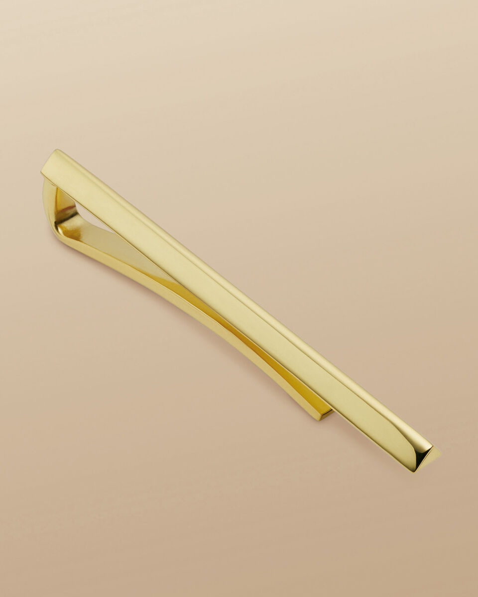 קליפס עניבה זהב-Gold tie clip