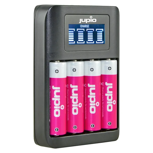 מטען USB מהיר ל 4 סוללות AA/AAA נטענות Jupio