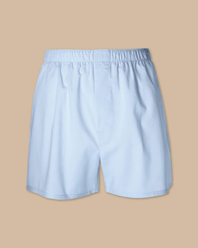  תחתוני בוקסר -Woven Boxers - Light Blue