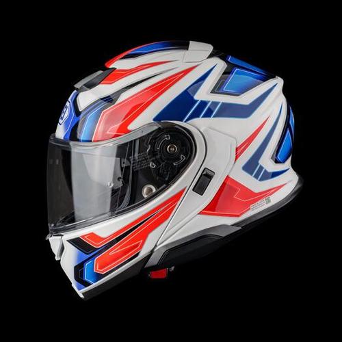 קסדת שואי נפתחת נאוטק 3 אדום / כחול / לבן - SHOEI NEOTEC 3 ANTHEM TC-10