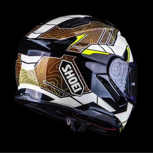 קסדת שואי מלאה לבן / זהב - SHOEI GT-AIR 3 HIKE TC-11