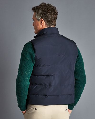אפוד חורף -Lightweight Quilted Gilet - Navy