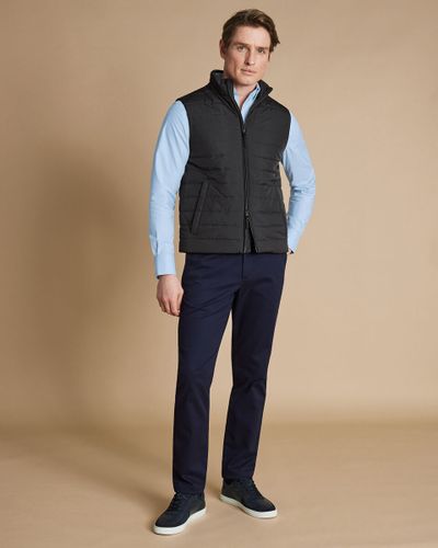 אפוד חורף -Lightweight Quilted Gilet - Navy