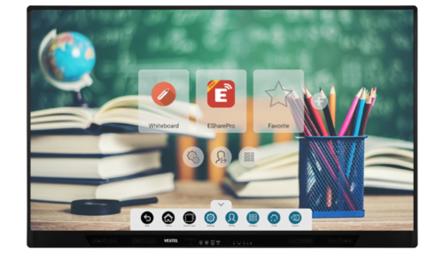 מסך מקצועי VESTEL IFX652-4P SMART BOARD 65' TOUCH 4K ANDROID 9