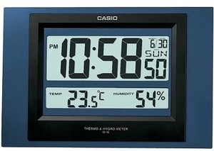 שעון קיר לד ID-16S-2D CASIO על סוללות