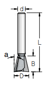 כרסום זנב דרור קנה 1/4 + קנה 1/2 WPW Z