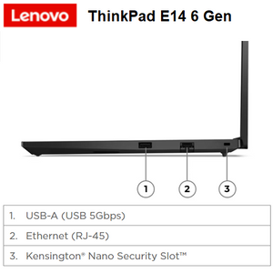 מחשב נייד Lenovo Thinkpad E14  Gen6 14"-U5-32GB-1TB-W11p