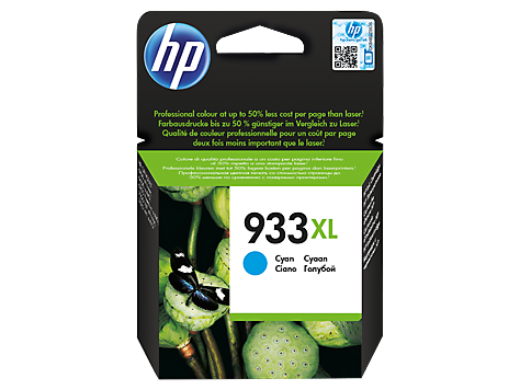 מחסנית דיו HP 933XL Cyan Officejet Ink Cartridge‏