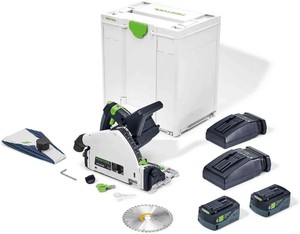 מסור עגול בראשלס נטען 576714 Festool TSC 55 5,2 KEBI-Plus 36V(18Vx2)