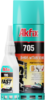דבק מהיר אוניברסלי + אקטיבטור | סט 50 גר׳ + 200 מ״ל – akfix 705