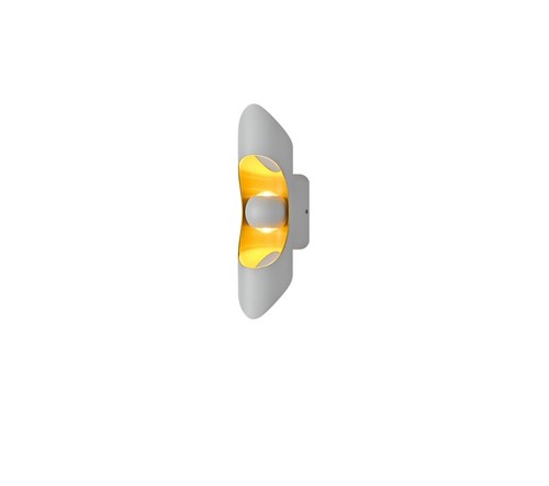 קיר לבן+פליז LED 6W