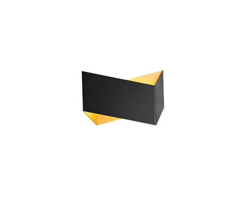 קיר שחור+פליז LED 7W