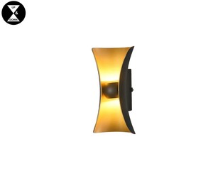 8088 קיר שחור+פליז LED 6W
