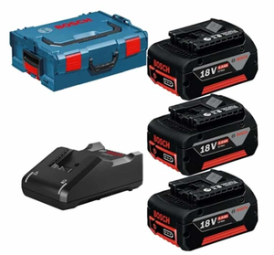 סט 3 סוללות ליתיום ומטען 18V 3X5AH GAL1880CV מבית BOSCH